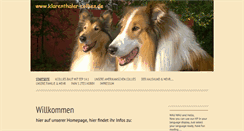 Desktop Screenshot of klarenthaler-collies.de